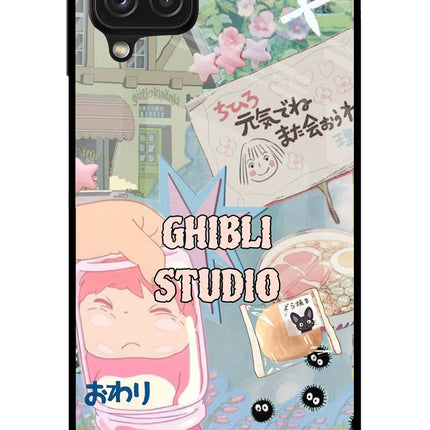 Studio Ghibli Samsung A22 4G Glass Case