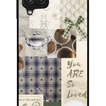 Cookie Samsung A22 4G Glass Case