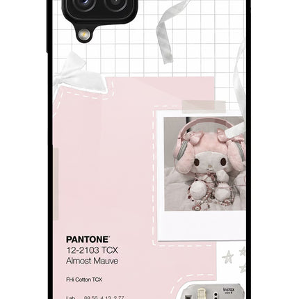 Pantone Asthetic Samsung A22 4G Glass Case