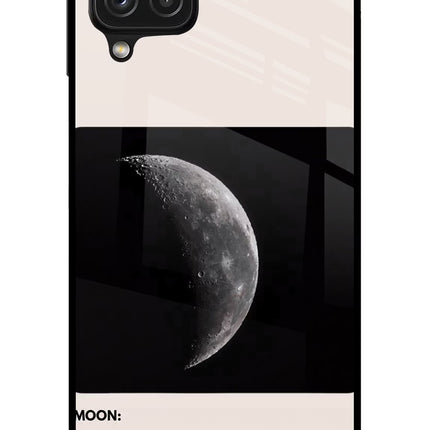 Moon Phase Samsung A22 4G Glass Case