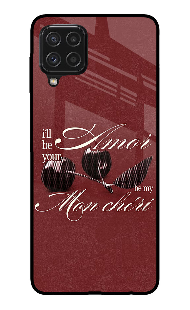 Velvet Cherry Samsung A22 4G Glass Case