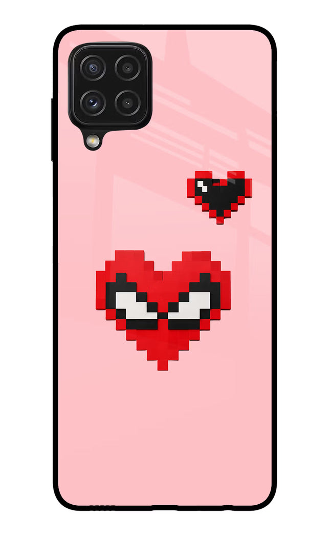 Gwen Heart Samsung A22 4G Glass Case