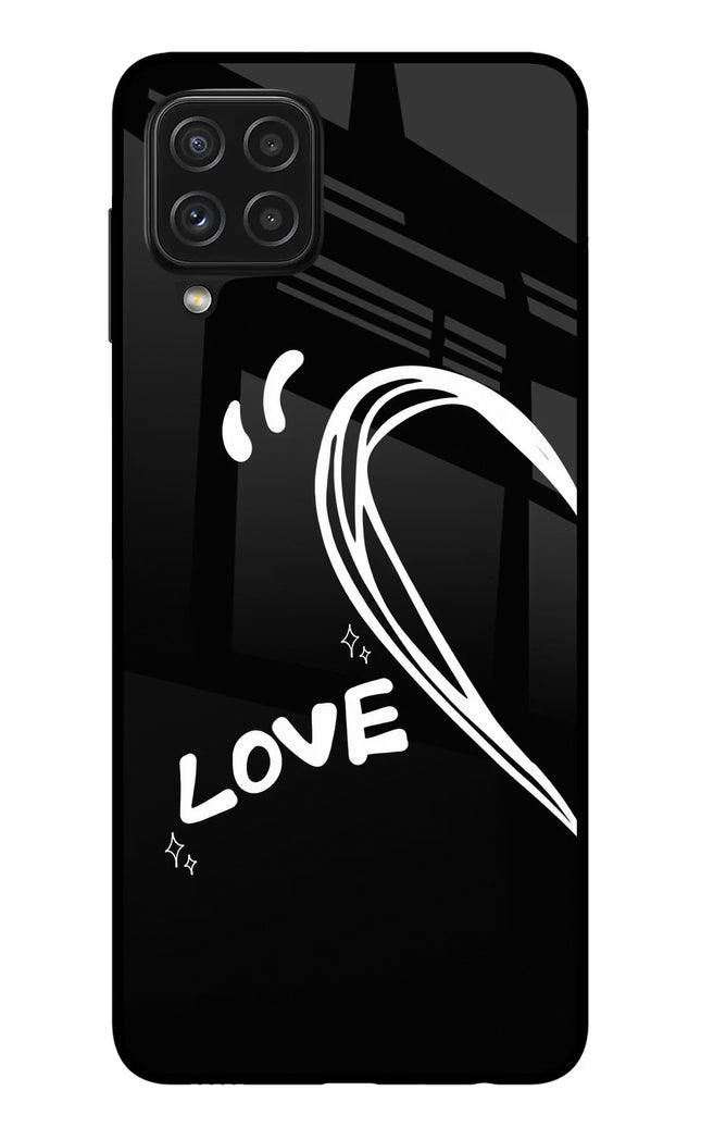 Love Line Samsung A22 4G Glass Case