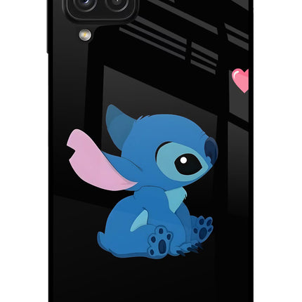 Stitch Crush Samsung A22 4G Glass Case