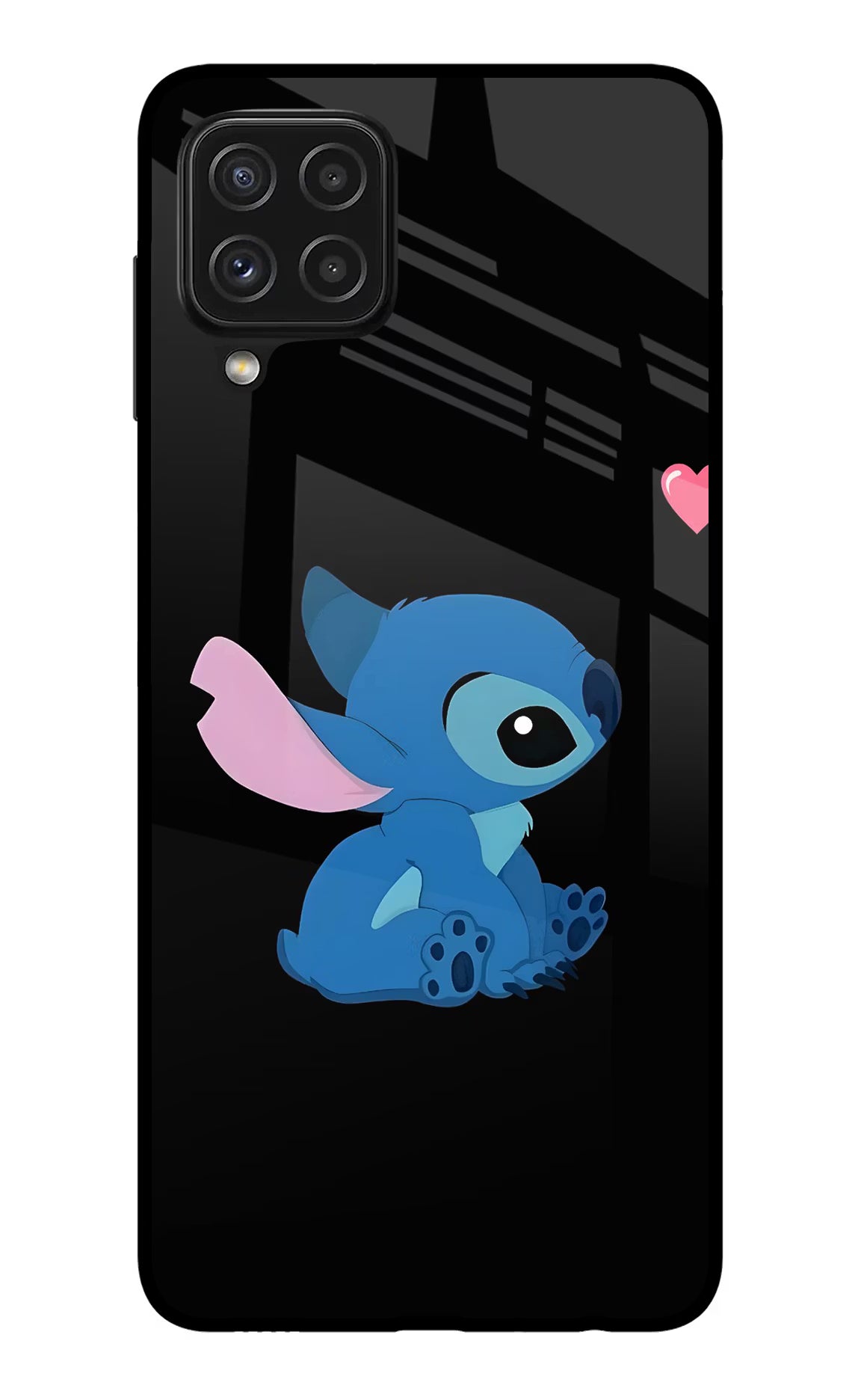 Stitch Crush Samsung A22 4G Glass Case