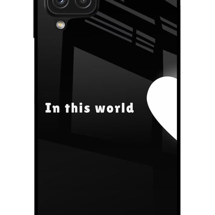 This World Samsung A22 4G Glass Case