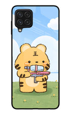 Tiger Treat Samsung A22 4G Glass Case
