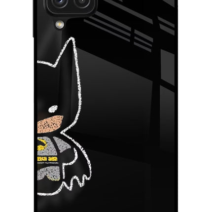 Bat Kitty Samsung A22 4G Glass Case