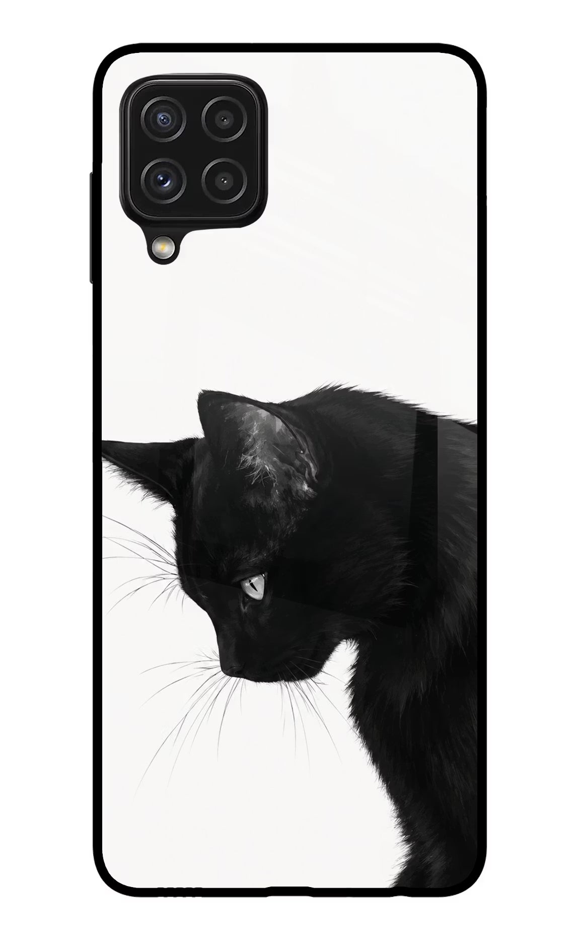 Shadow Gaze Samsung A22 4G Glass Case