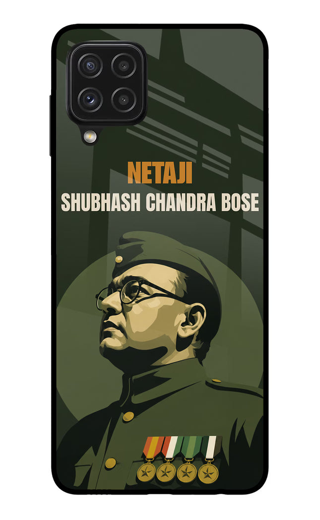 Netaji Legacy Samsung A22 4G Glass Case