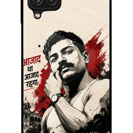Chandrashekhar Azad Fearless Samsung A22 4G Glass Case