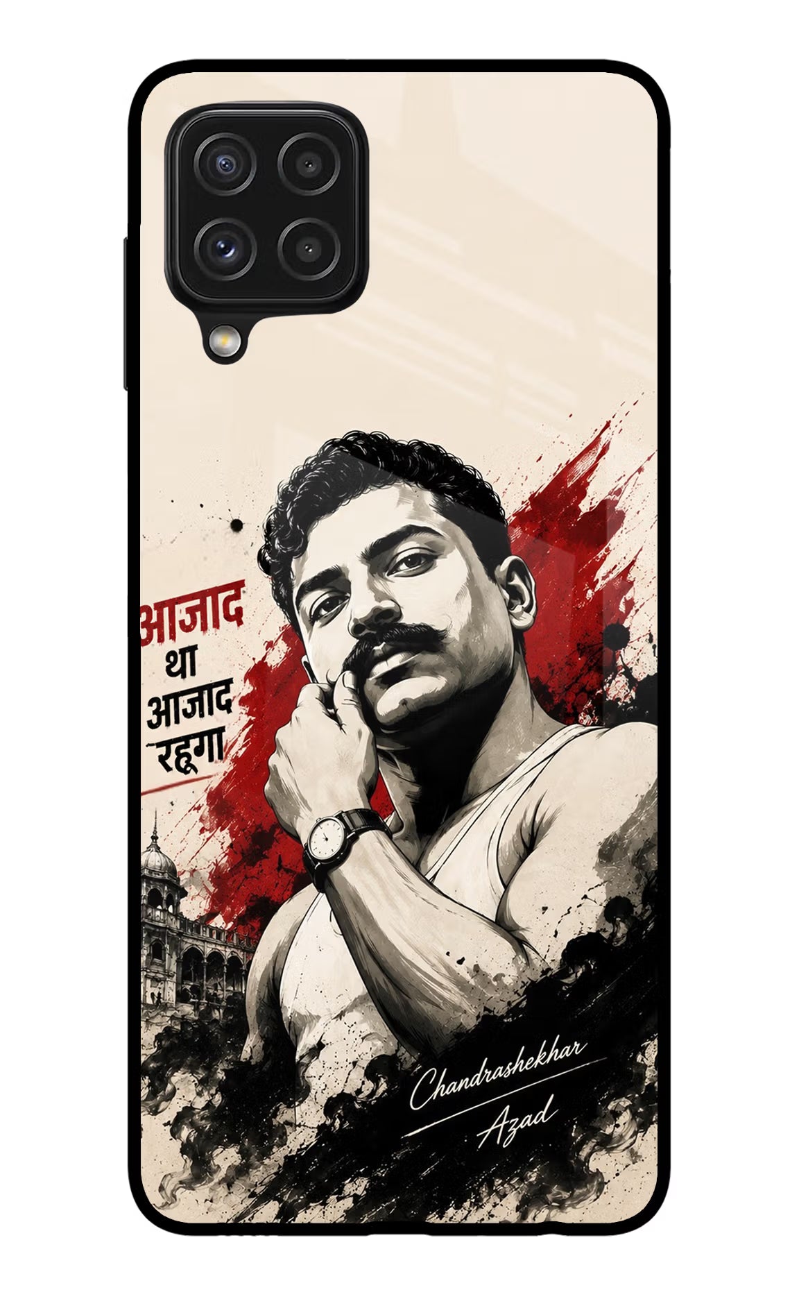 Dr. Ambedkar Visionary Samsung A22 4G Glass Case