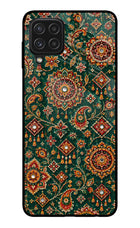 Green Pataka Samsung A22 4G Glass Case