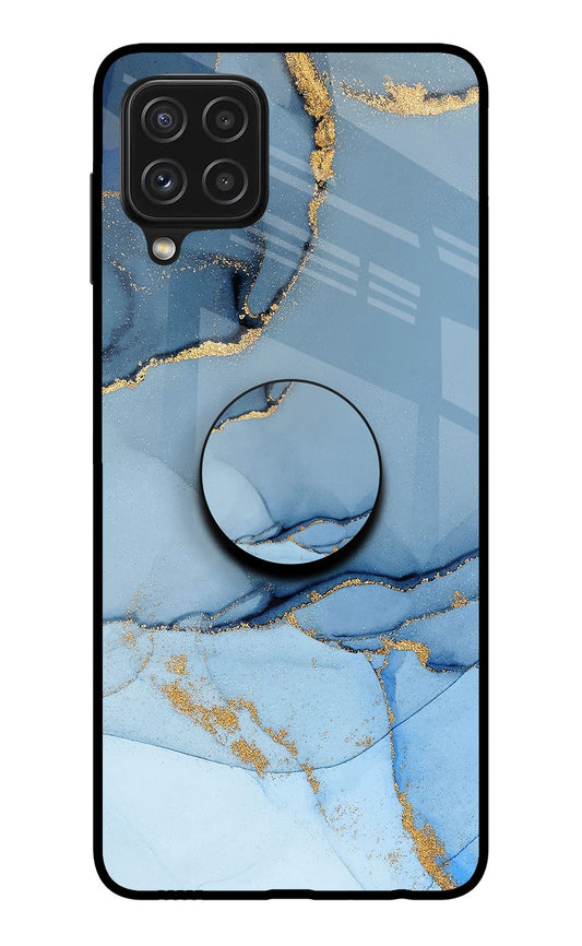 Blue Marble Samsung A22 4G Glass Case