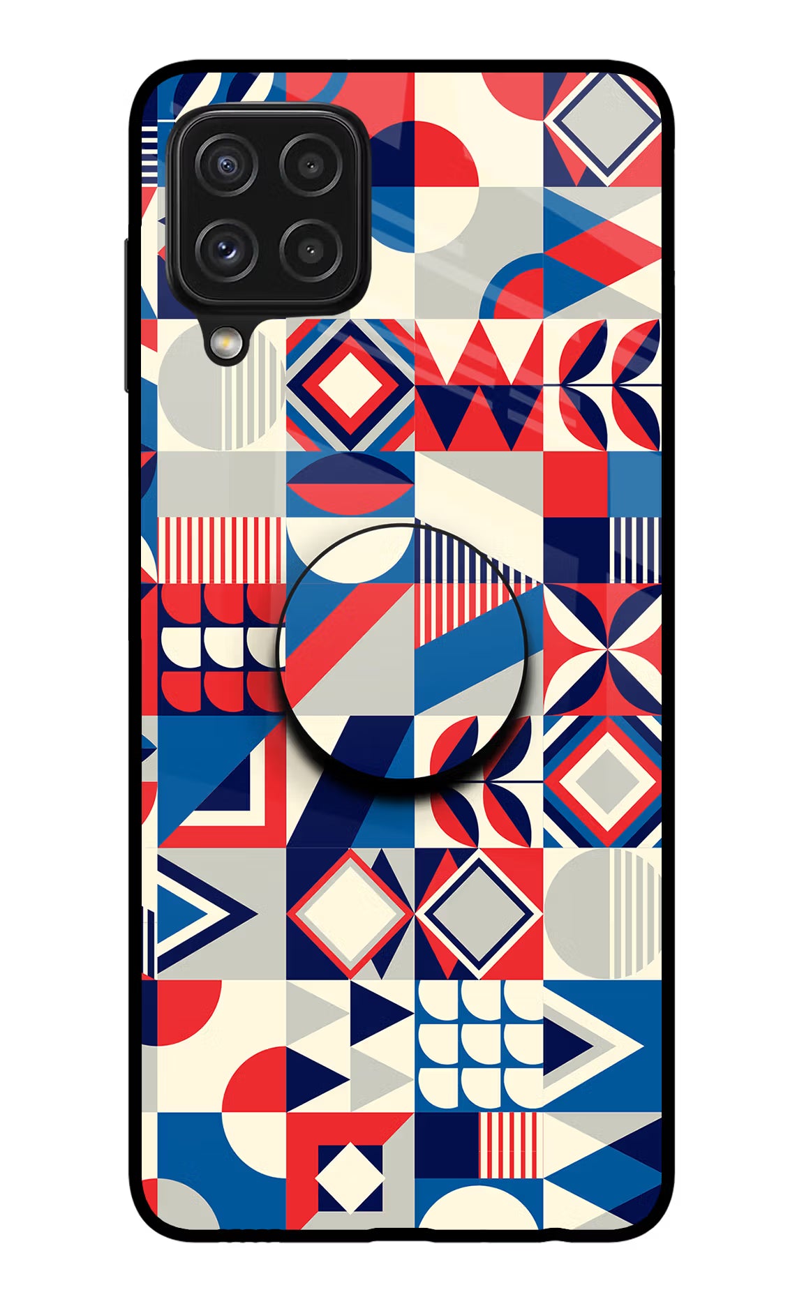 Colorful Pattern Samsung A22 4G Pop Case by Casekaro