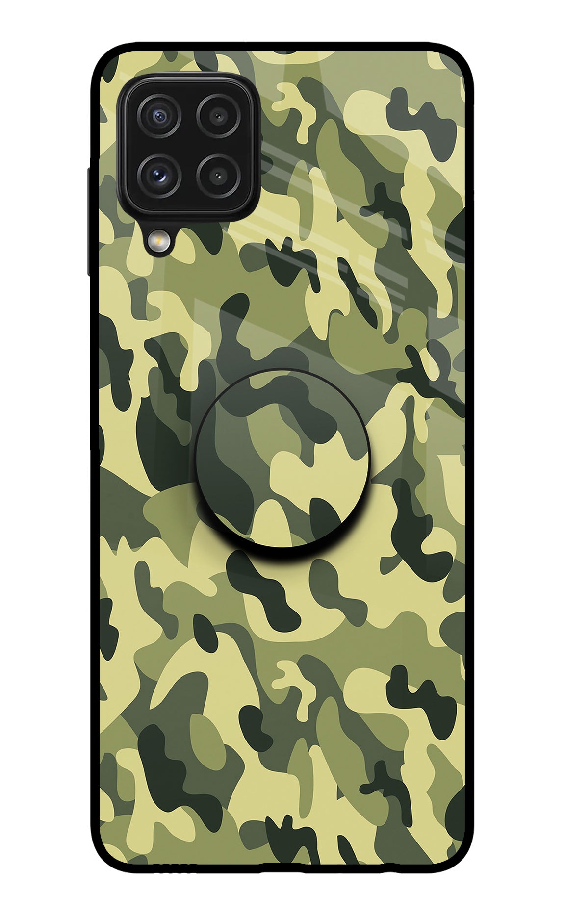 Camouflage Samsung A22 4G Pop Case