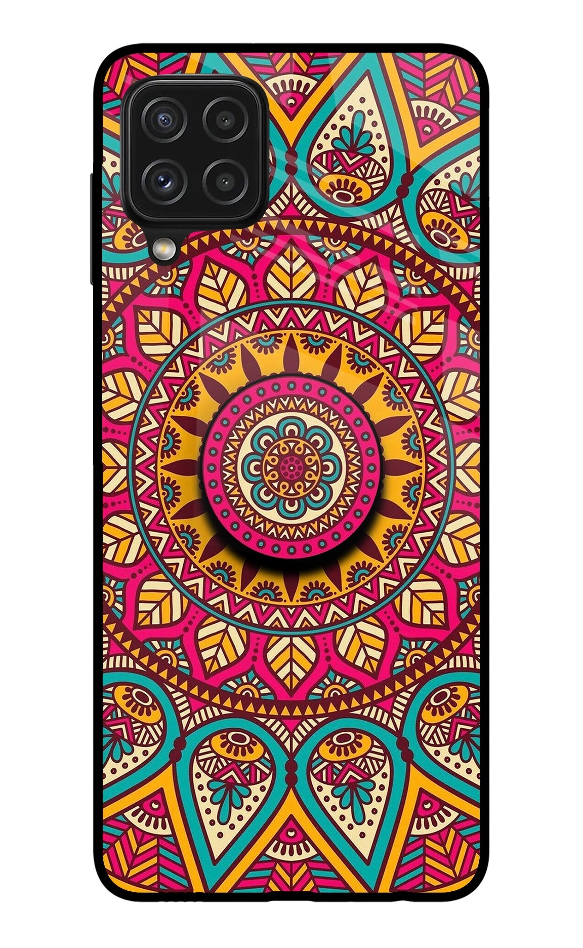 Mandala Samsung A22 4G Glass Case