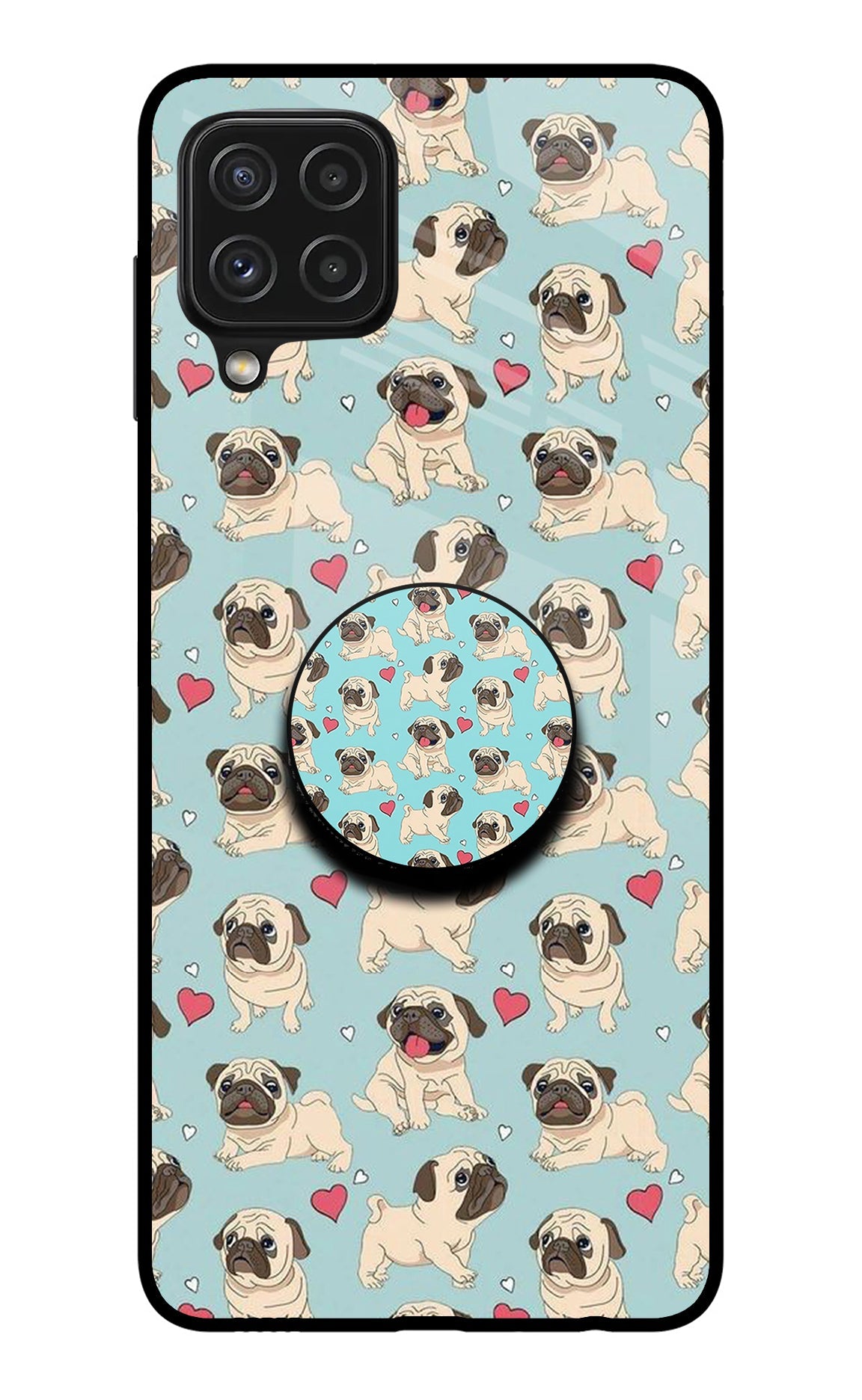 Pug Dog Samsung A22 4G Pop Case