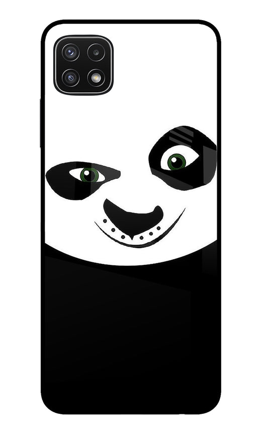 Panda Samsung A22 5G Glass Case