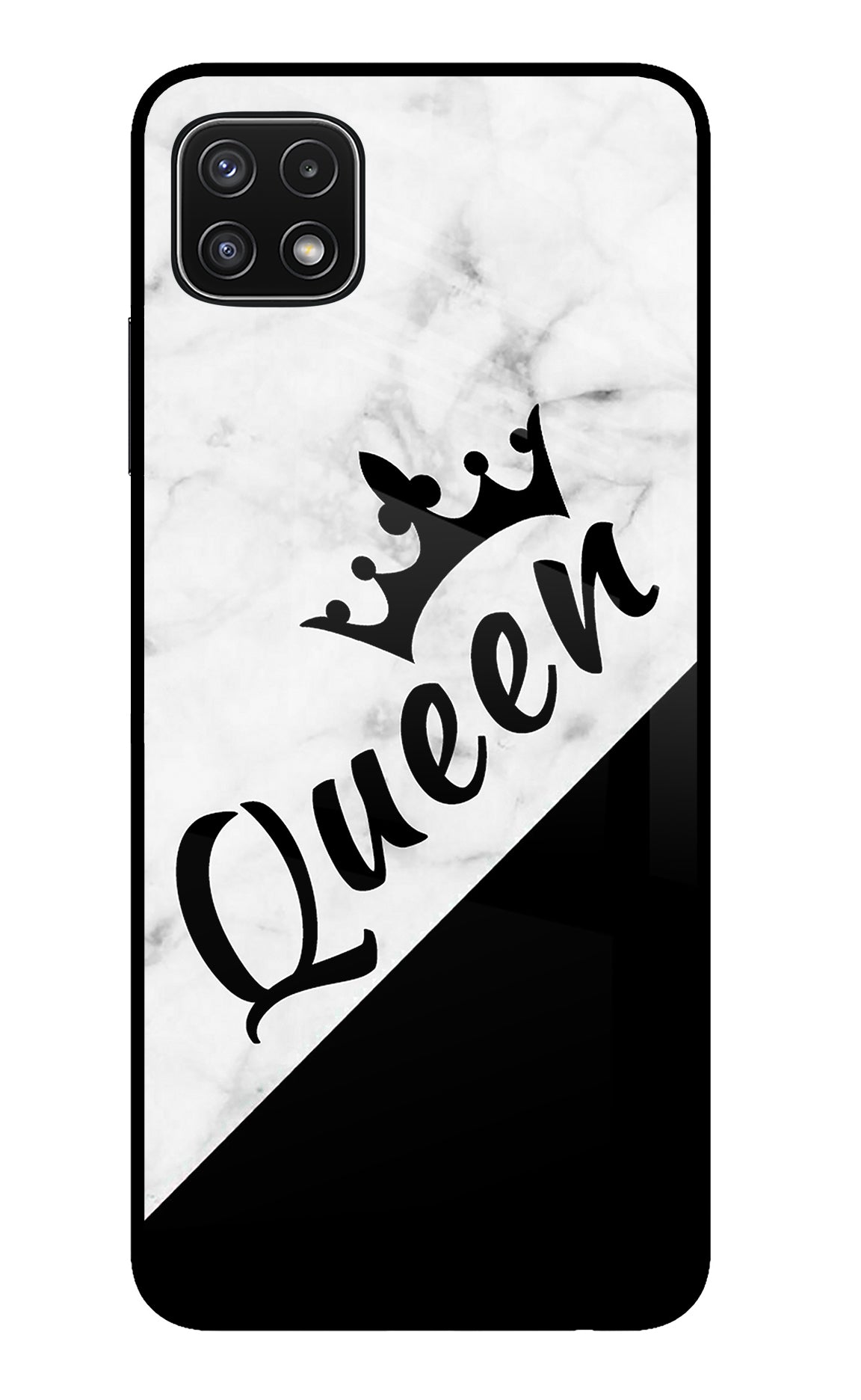 Queen Samsung A22 5G Glass Case