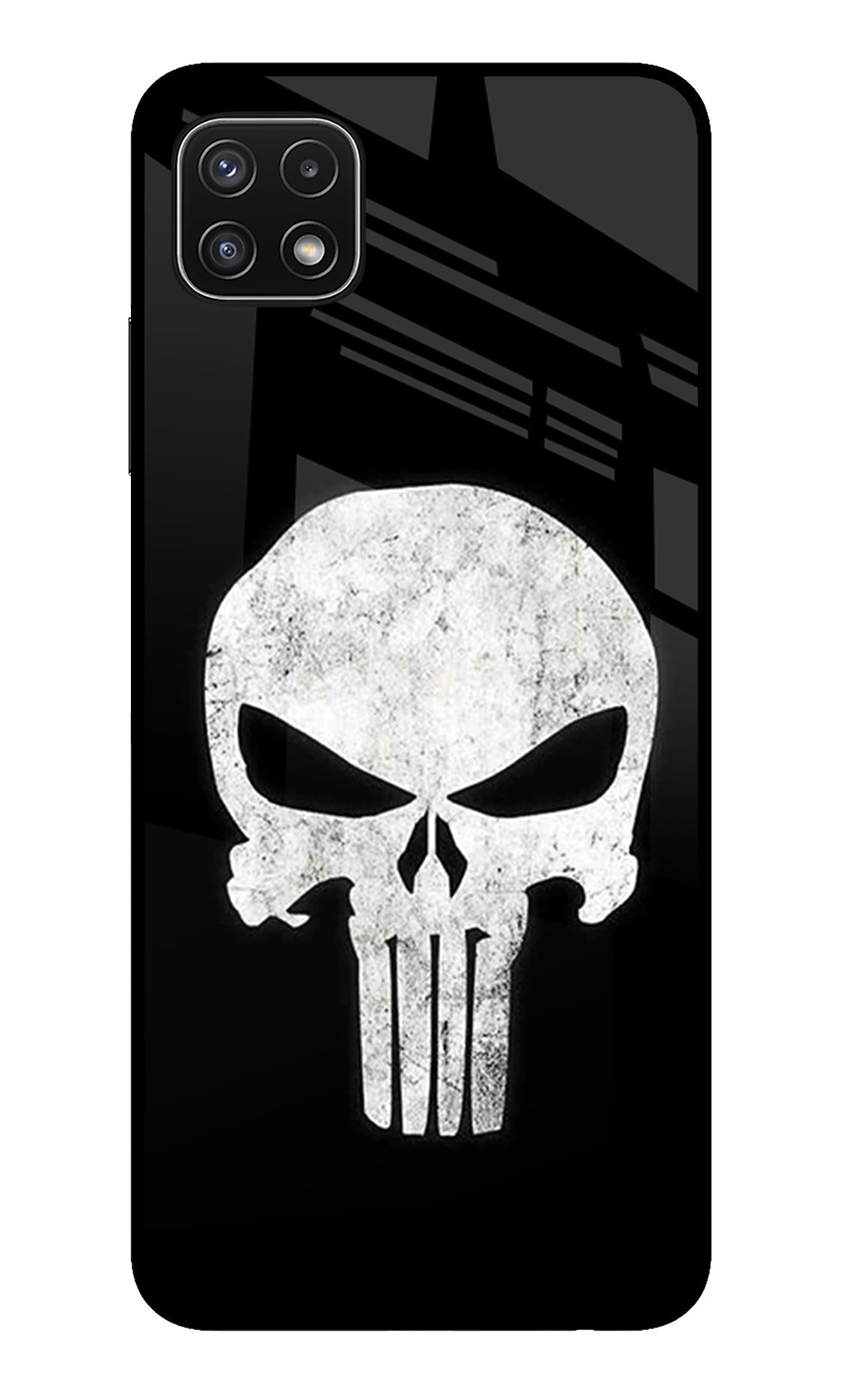 Punisher Skull Samsung A22 5G Glass Case