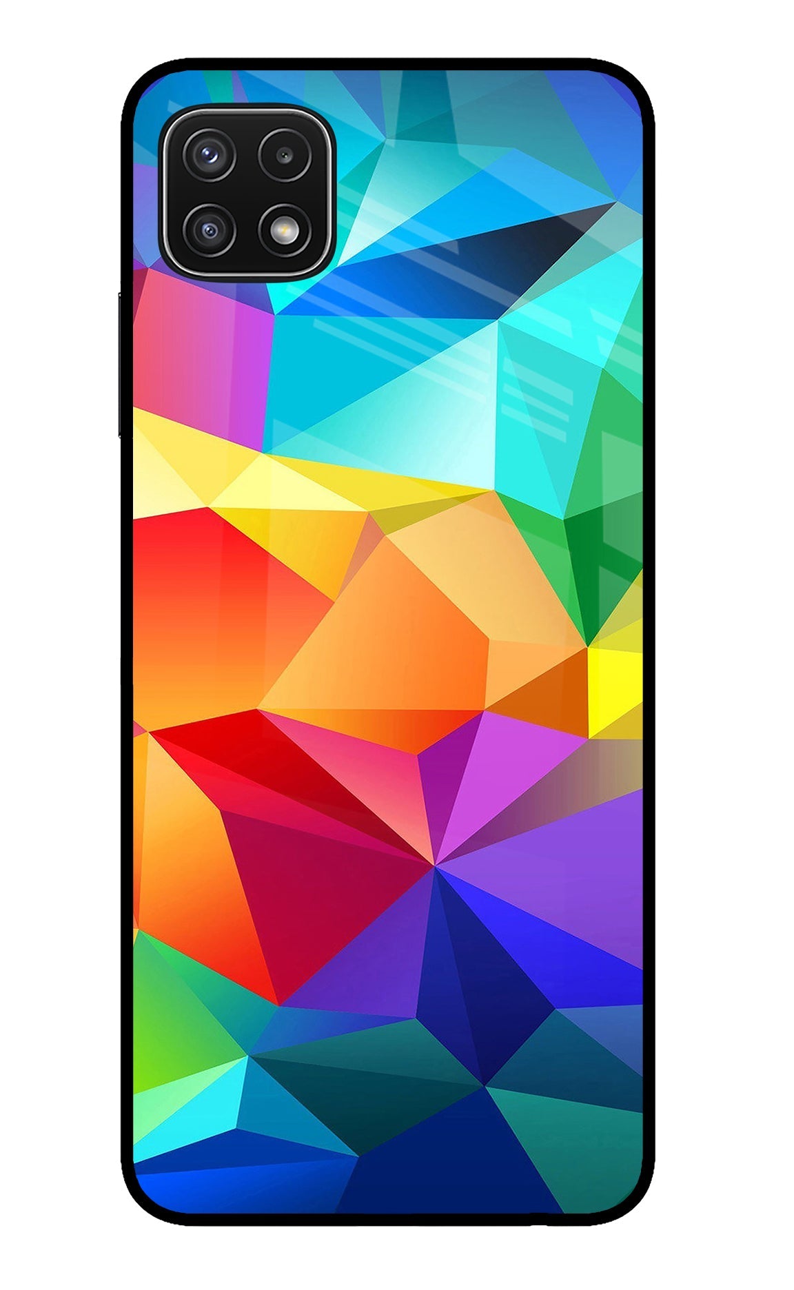 Abstract Pattern Samsung A22 5G Glass Case