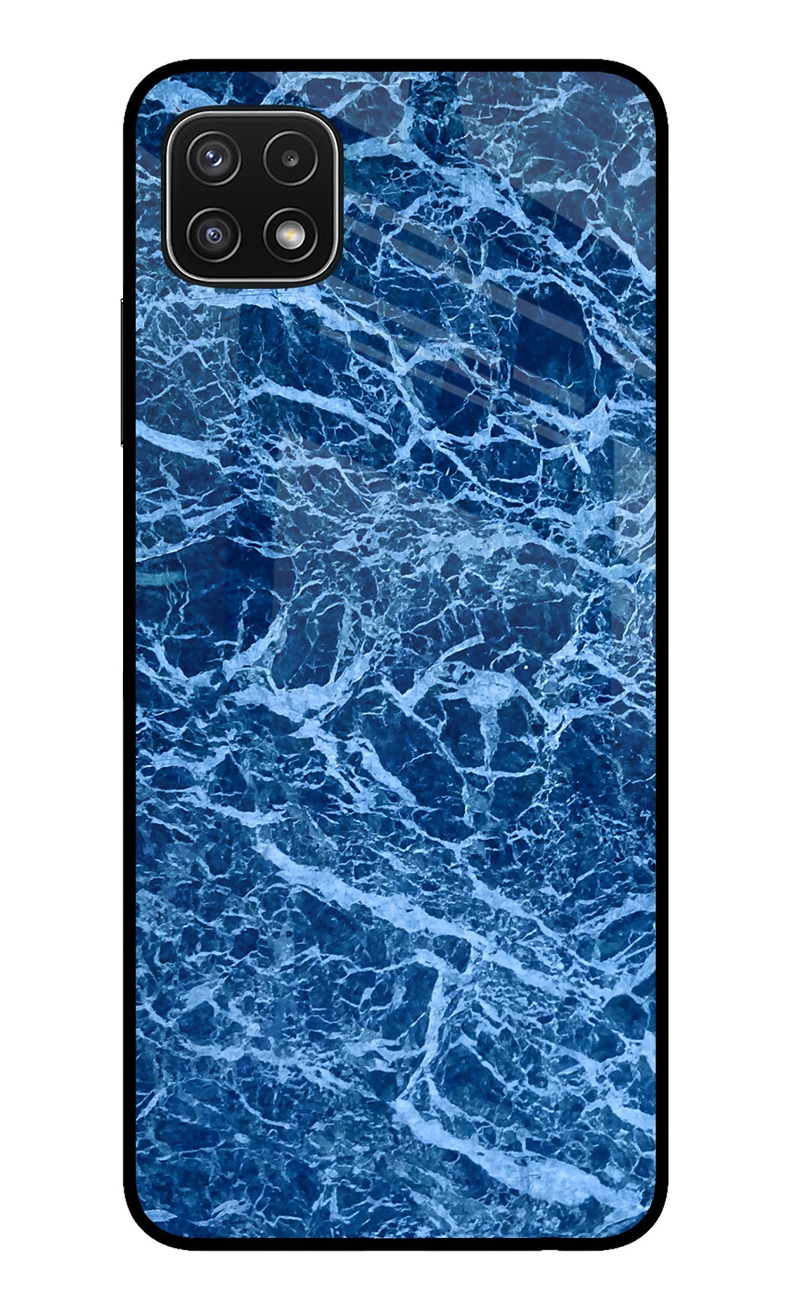 Blue Marble Samsung A22 5G Glass Case