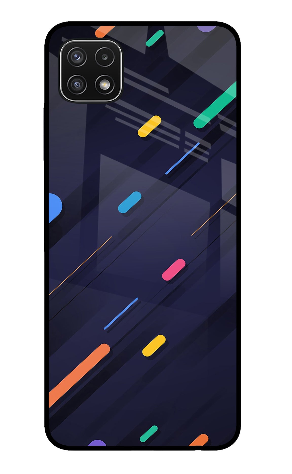 Abstract Design Samsung A22 5G Glass Case