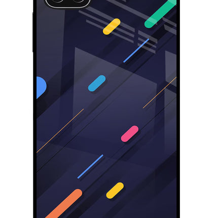 Abstract Design Samsung A22 5G Glass Case