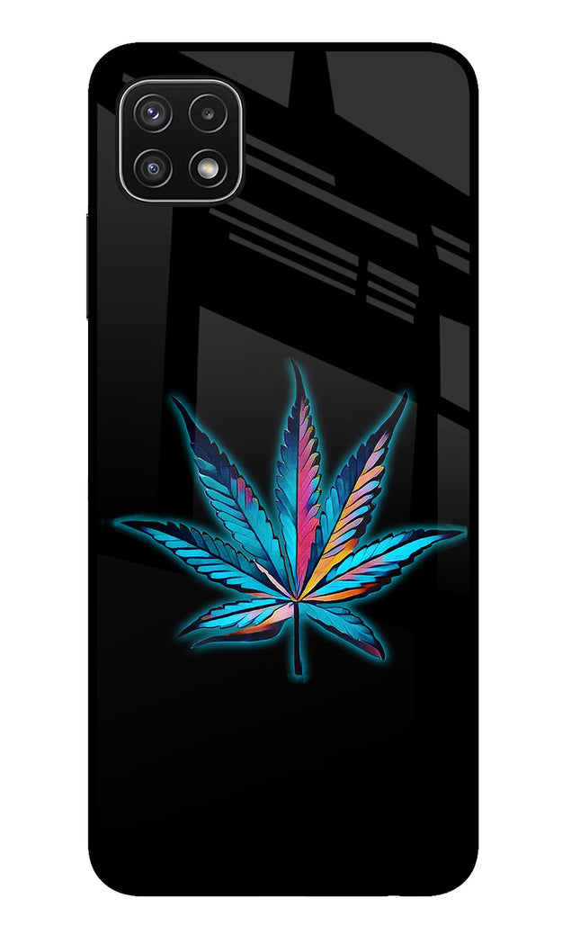Weed Samsung A22 5G Glass Case
