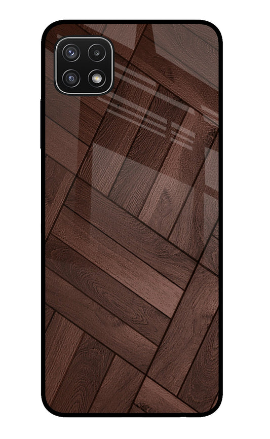 Wooden Texture Design Samsung A22 5G Glass Case