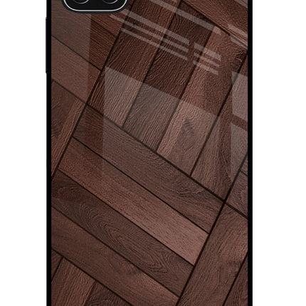 Wooden Texture Design Samsung A22 5G Glass Case