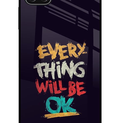 Everything Will Be Ok Samsung A22 5G Glass Case