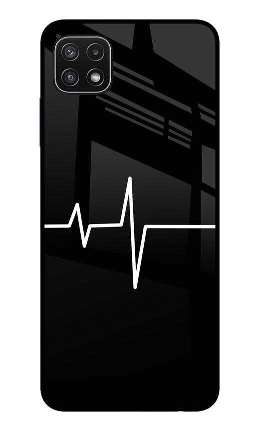 Heart Beats Samsung A22 5G Glass Case