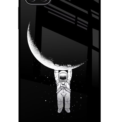Moon Space Samsung A22 5G Glass Case