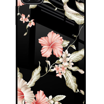 Flowers Samsung A22 5G Glass Case Back Cover by Casekaro