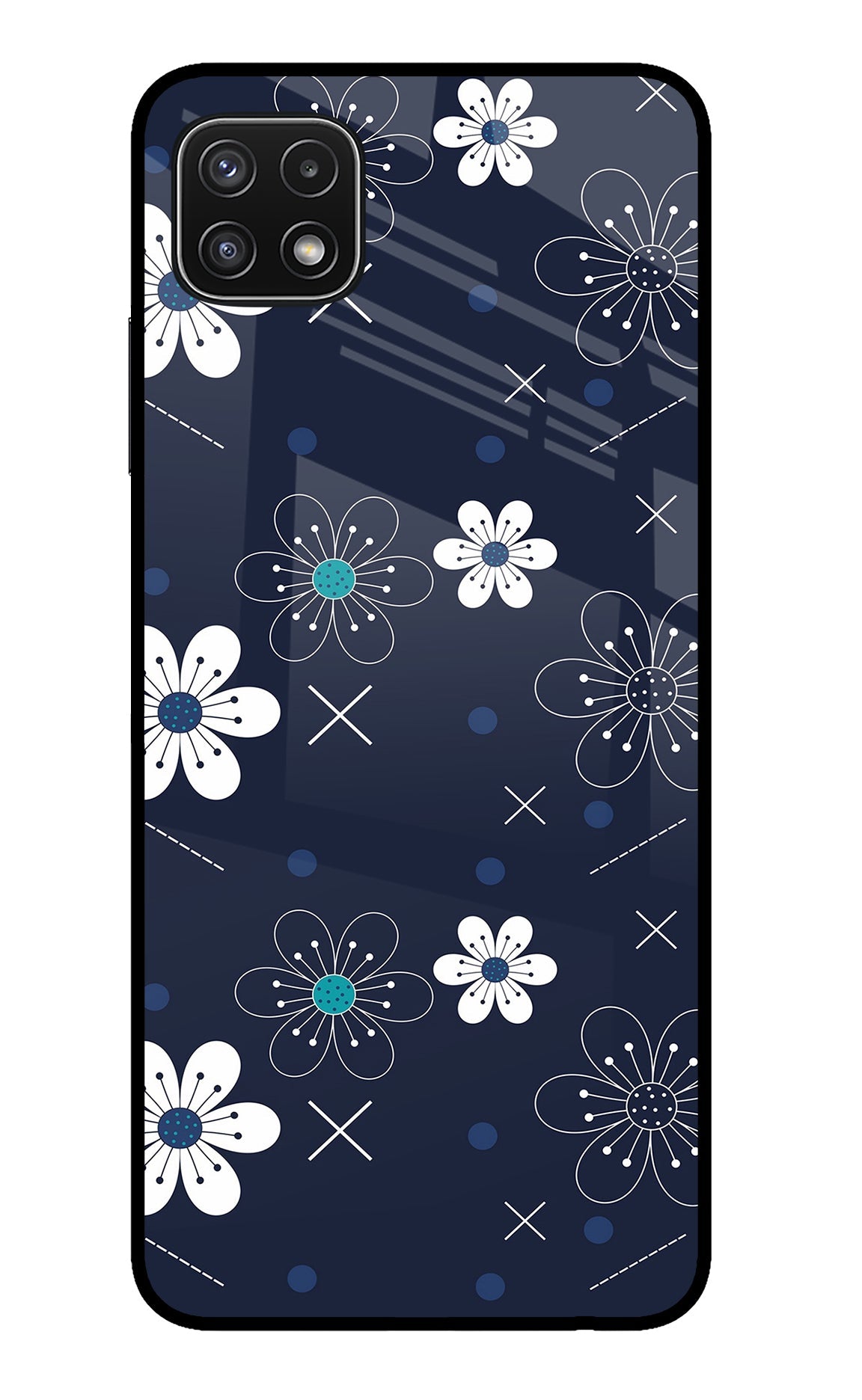 Flowers Samsung A22 5G Back Cover