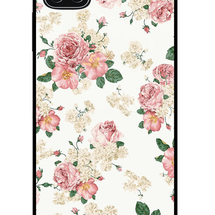 Flowers Samsung A22 5G Glass Case