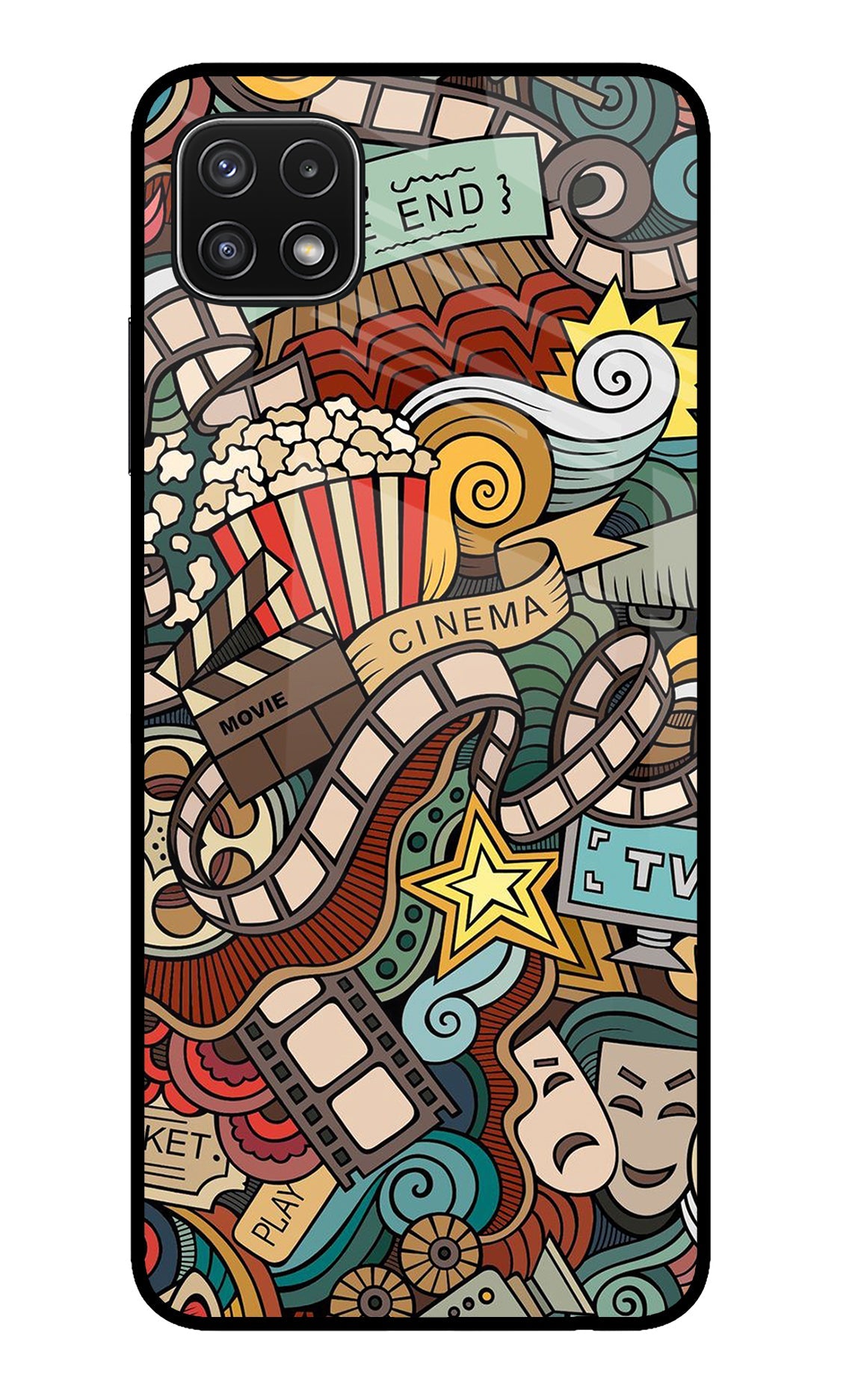 Cinema Abstract Samsung A22 5G Back Cover