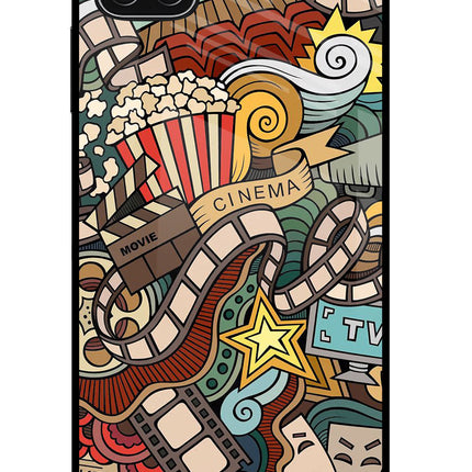 Cinema Abstract Samsung A22 5G Glass Case