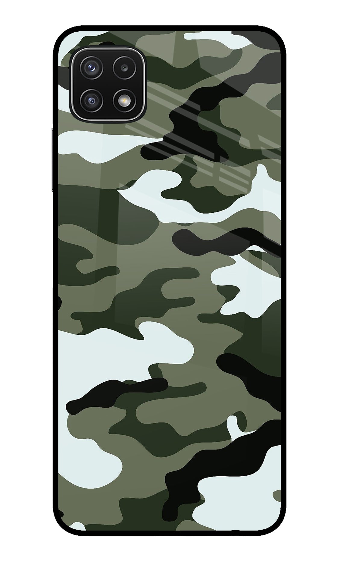 Camouflage Samsung A22 5G Back Cover