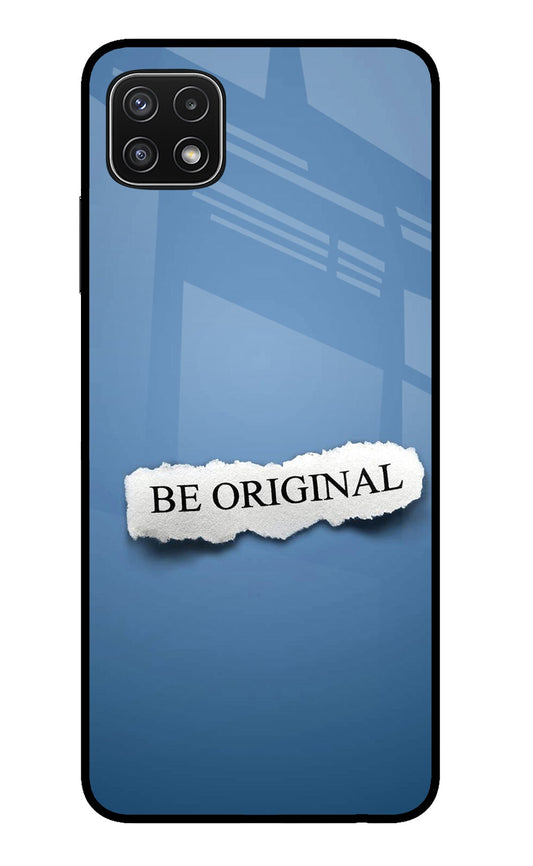 Be Original Samsung A22 5G Glass Case