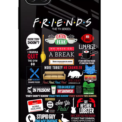 FRIENDS Samsung A22 5G Glass Case Back Cover by Casekaro