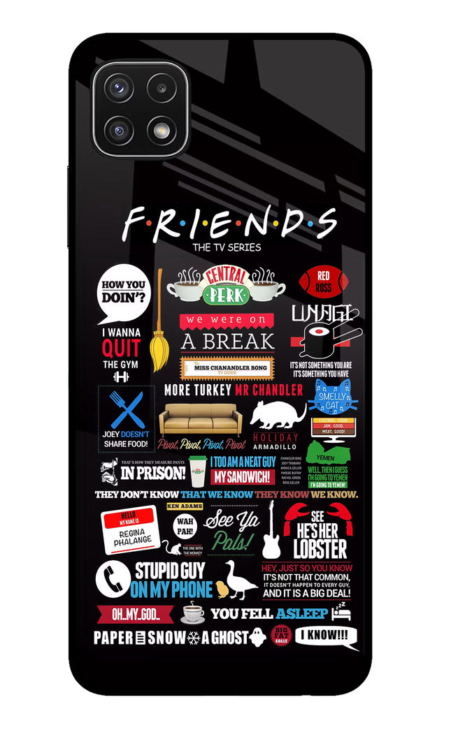 FRIENDS Samsung A22 5G Glass Case