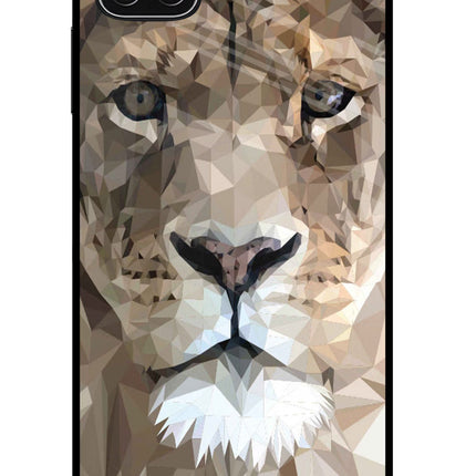 Lion Art Samsung A22 5G Glass Case