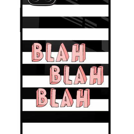 Blah Blah Blah Samsung A22 5G Glass Case