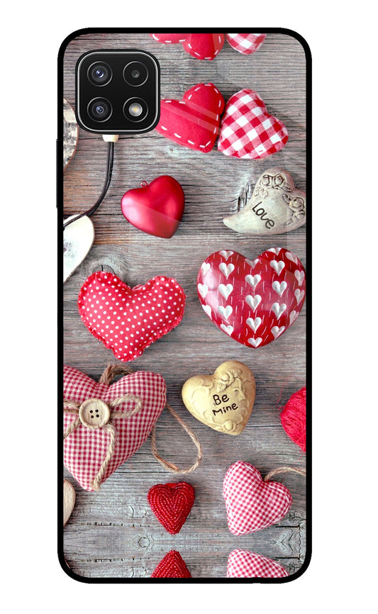 Love Wallpaper Samsung A22 5G Glass Case