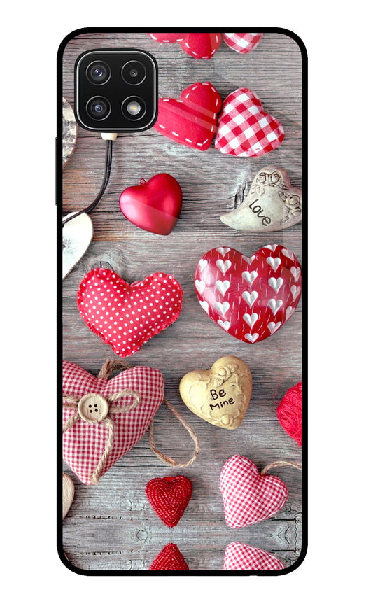 Love Wallpaper Samsung A22 5G Glass Case