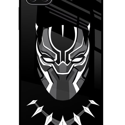 Black Panther Samsung A22 5G Glass Case Back Cover by Casekaro