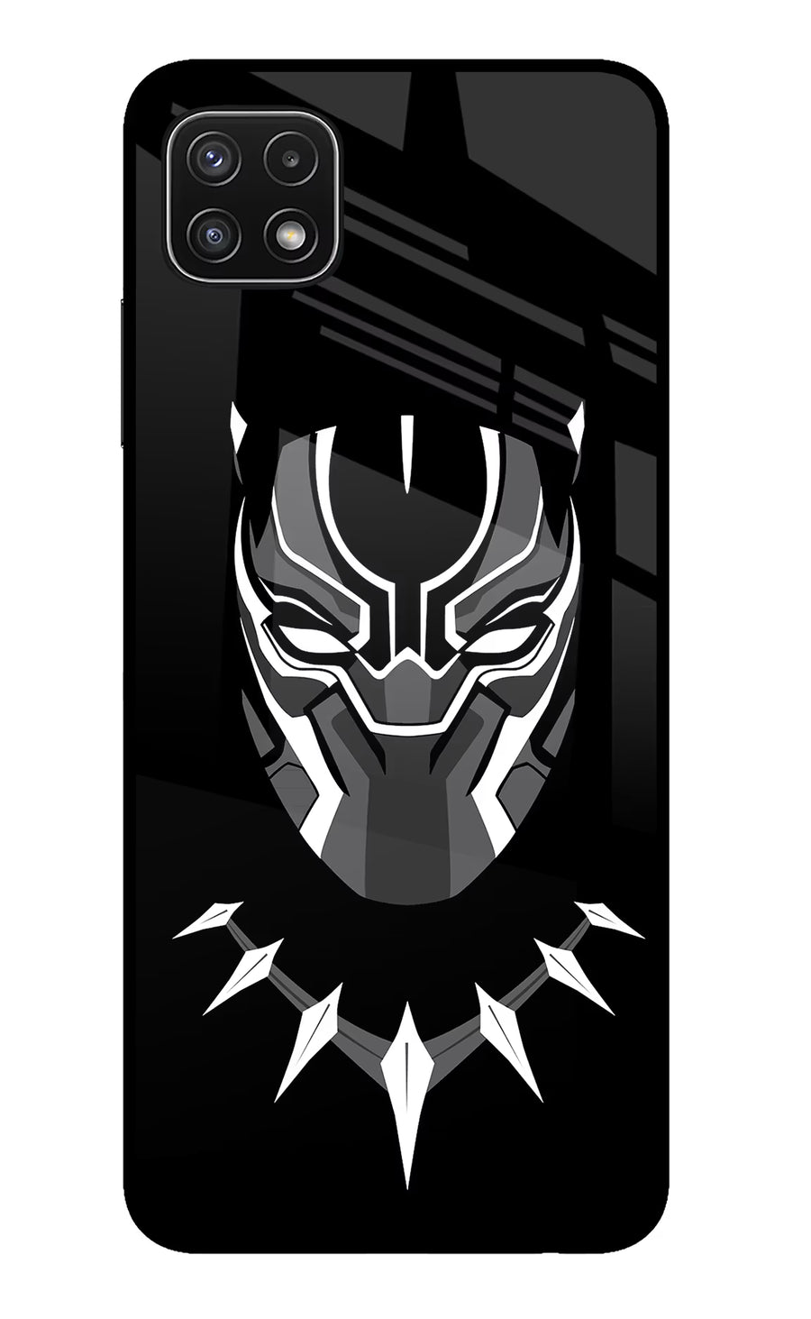 Black Panther Samsung A22 5G Back Cover, Glass case